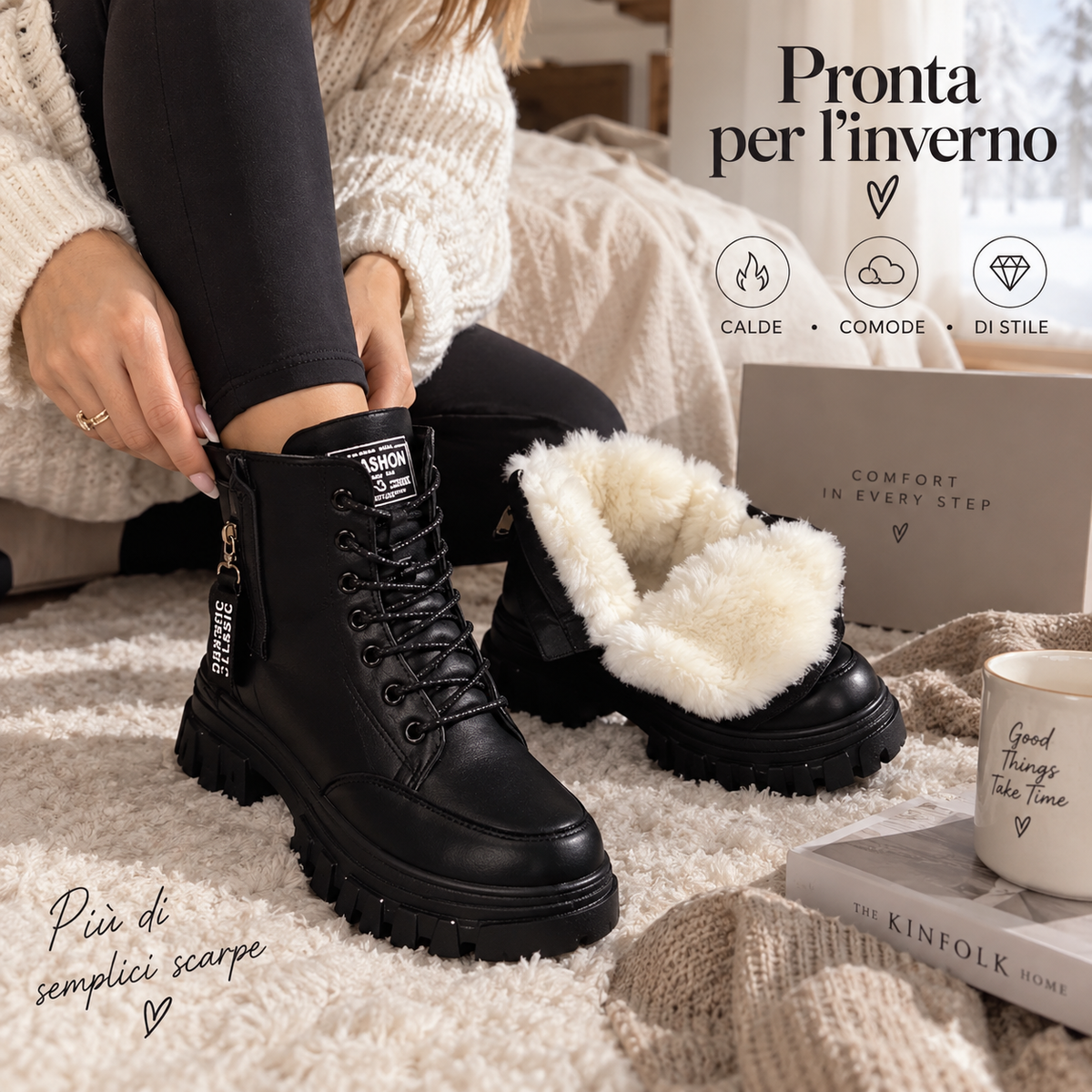 Stivaletti AURORA™ - Il Calore Incontra lo Stile