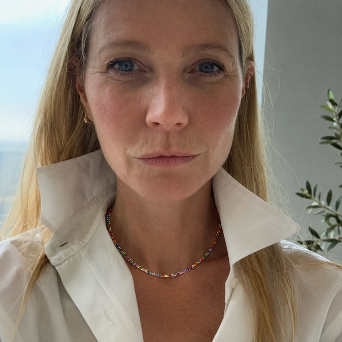Collana Girocollo con Zirconi Naturali Multicolore - Unica e Raffinata